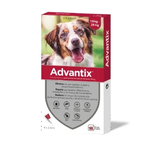 PIPETAS ADVANTIX DE 10-25KG