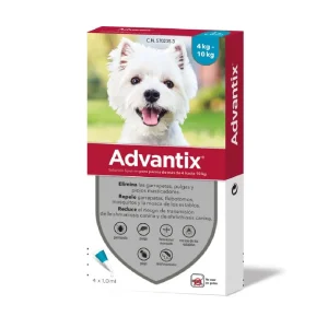 PIPETAS ADVANTIX DE 4-10KG